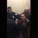 Officers restraining Dailene Rosario before police used Taser on the 17-year-old pregnant teen (YouTube screenshot)
